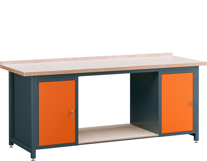 WB 1000kg – L4/S1+PD+S1 – Stół warsztatowy