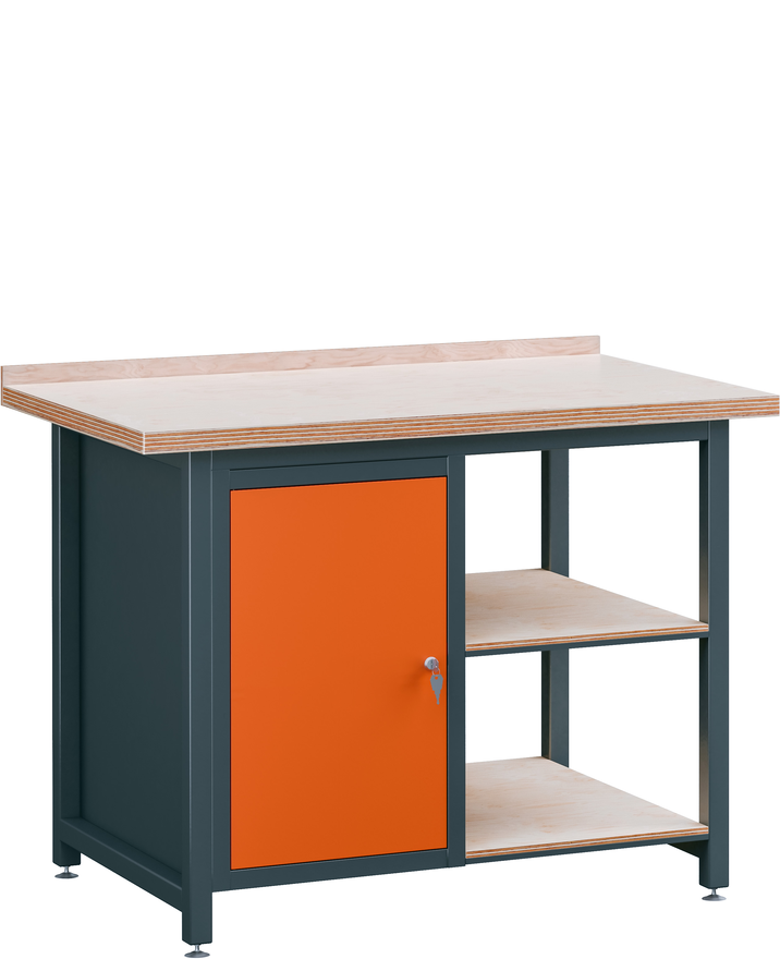 WB 1000kg – L2/S1+PDG – Stół warsztatowy