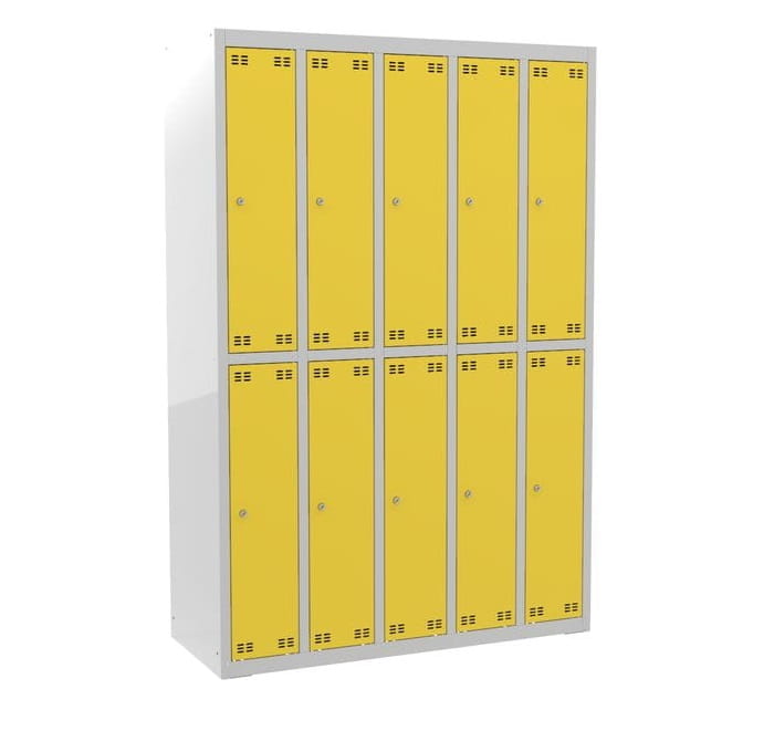 Szafka szkolna wąska SLIM 10D s=120 cm h=180cm
