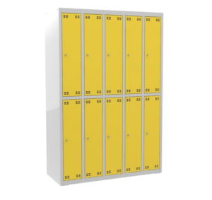 Szafka szkolna wąska SLIM 10D s=120,5cm, h=180cm