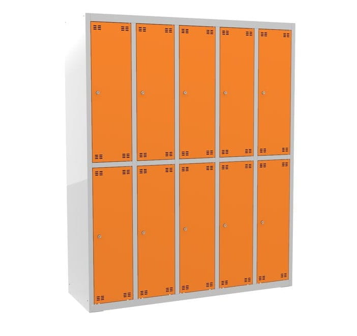 Szafka metalowa skrytkowa PROFI 5K2D (10D) szer. 145,5 cm