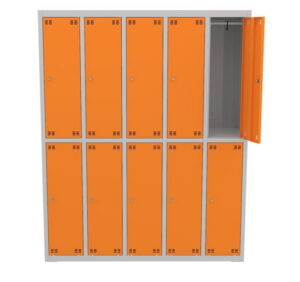 Szafka metalowa skrytkowa PROFI 5K2D (10D) szer. 145,5 cm