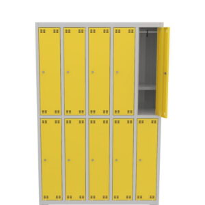 Szafka szkolna wąska SLIM 10D półka s=120,5cm h=180cm