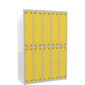 Szafka szkolna wąska SLIM 10D półka s=120,5cm h=180cm