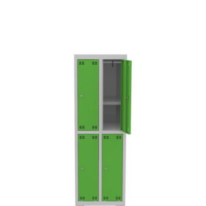 Szafka szkolna wąska SLIM 4D z półką s=50cm, h=150cm