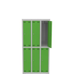 Szafka szkolna wąska SLIM 6D s=73,5cm h=150cm