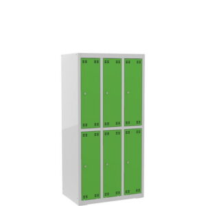 Szafka szkolna wąska SLIM 6D s=73,5cm h=150cm