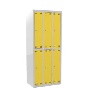 Szafka szkolna wąska SLIM 6D z półką s=73,5cm, h=180cm