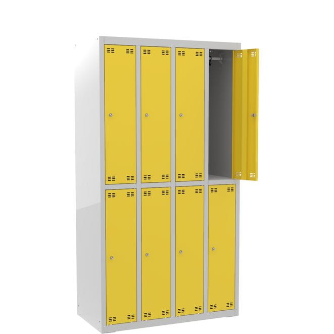 Szafka szkolna wąska SLIM 8D s=97cm h=180cm