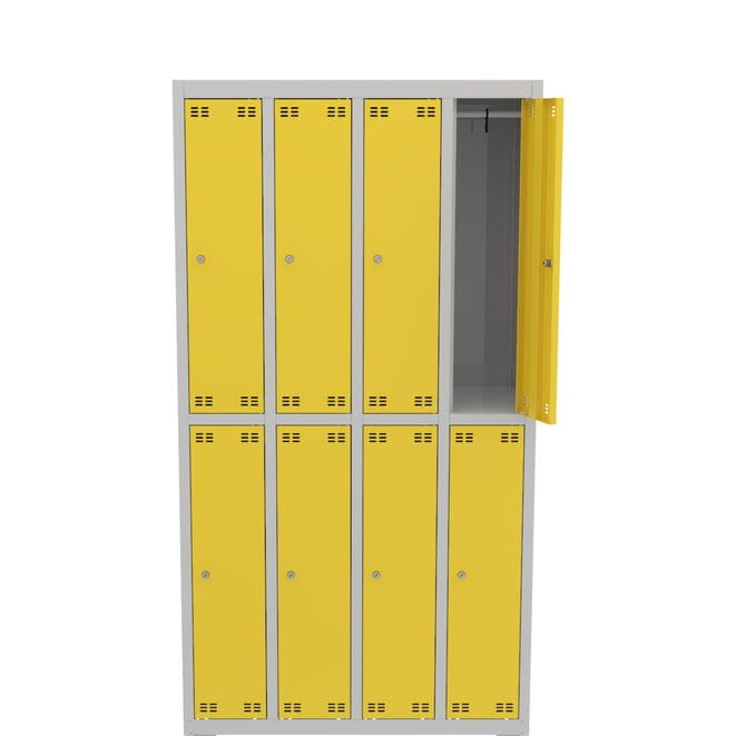 Szafka szkolna wąska SLIM 8D s=97cm h=180cm
