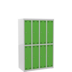 Szafka szkolna wąska SLIM 8D z półką s=97cm, h=150cm