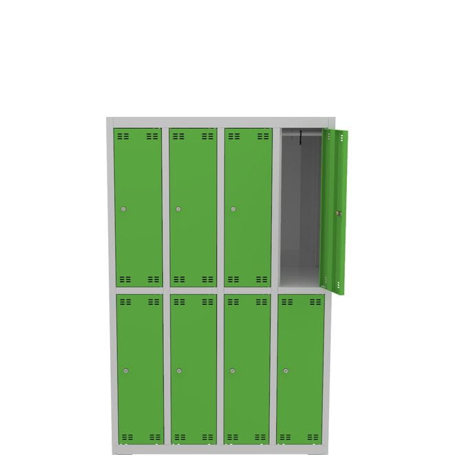 Szafka szkolna wąska SLIM 8D s=97cm h=150cm
