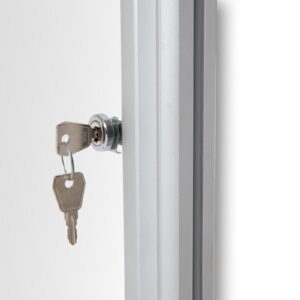 Gablota wisząca zewnętrzna REV7Z ( 16xA4 ) aluminiowa REVERSO