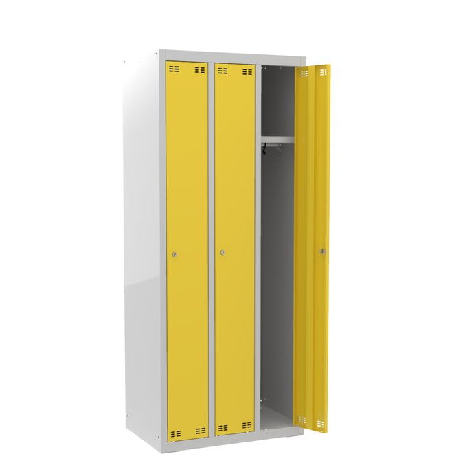 Szafka metalowa na ubrania wąska PROFI SLIM U3 s=73,5cm