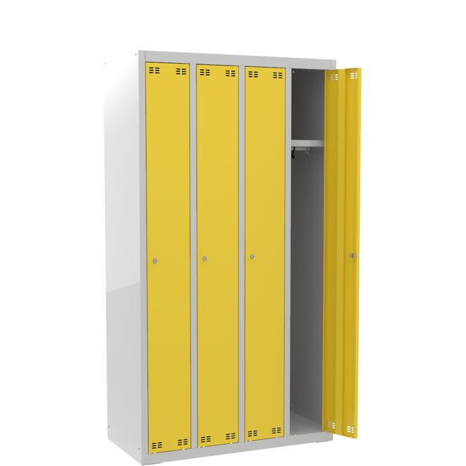 Szafka metalowa na ubrania wąska PROFI SLIM U4 s=97cm