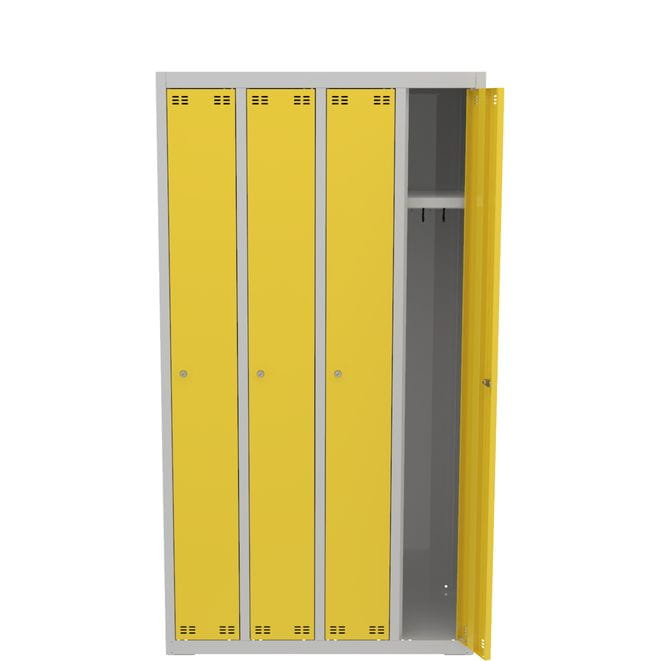 Szafka metalowa na ubrania wąska PROFI SLIM U4 s=97cm