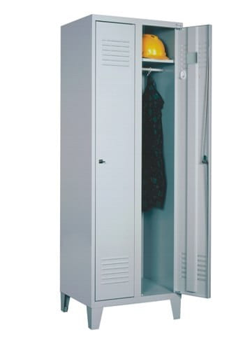 Szafka ubraniowa metalowa SUM 321 Wst z nóżkami s=60 cm