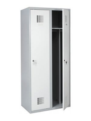 Szafka ubraniowa z podziałem SUM 410 W (1800x400x500)