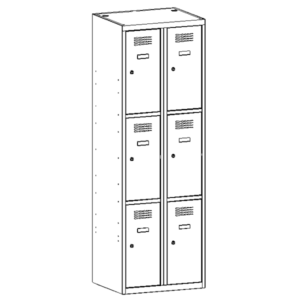Szafka metalowa skrytkowa Sus 323 Wst s=60cm