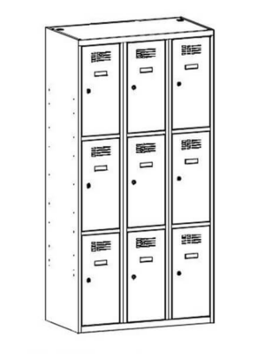 Szafka metalowa skrytkowa Sus 433 Wst s=120cm