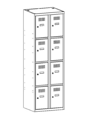Szafka metalowa skrytkowa Sus 324 Wst s=60cm