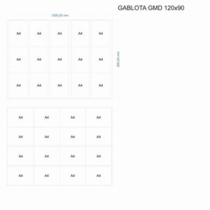 Gablota ogłoszeniowa GMD 120x90cm