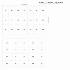 Gablota ogłoszeniowa GMD 150x100cm
