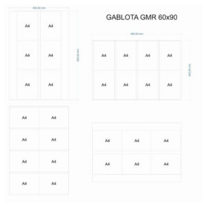 Gablota ogłoszeniowa GMR 60x90cm