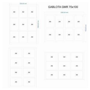 Gablota ogłoszeniowa GMR 70x100cm