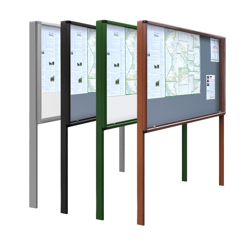 Gablota zew. wolnostojąca GOZ-WL 120x100cm H-200cm+50cm do wkopania