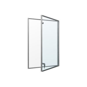 Gablota zewnętrzna GMZ 70x100cm. Magnetyczna biała