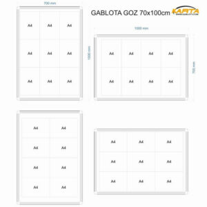 Gablota zewnętrzna GOZ 70x100cm