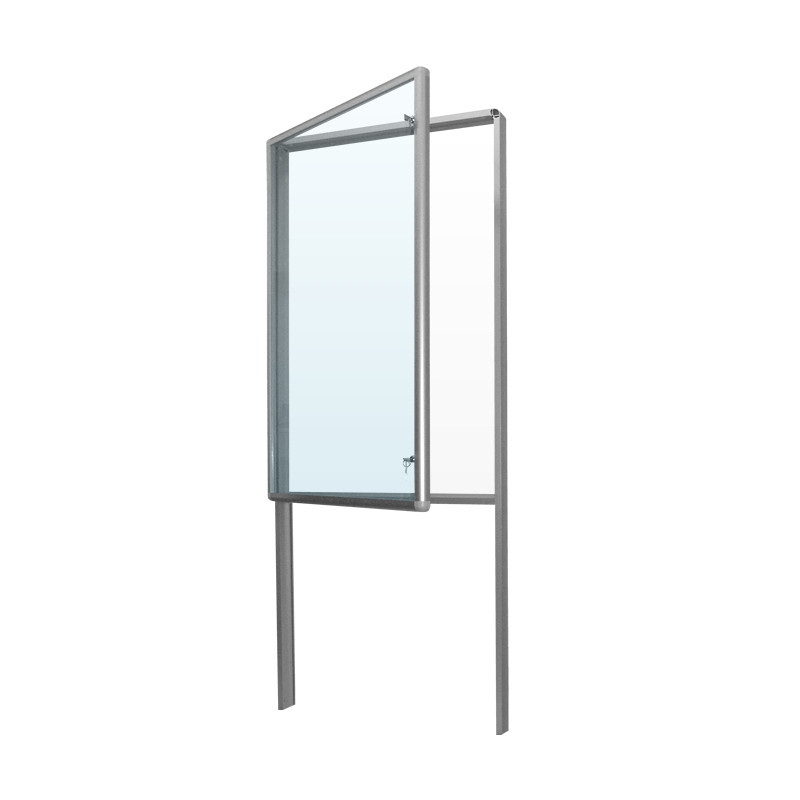 Gablota zew. wolnostojąca GOZ-WL 50x100cm H200cm+50cm do wkopania