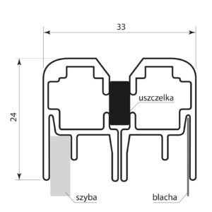 Gablota ogłoszeniowa zewn. TEN3Z 100x70cm (9xA4) TENDANCE